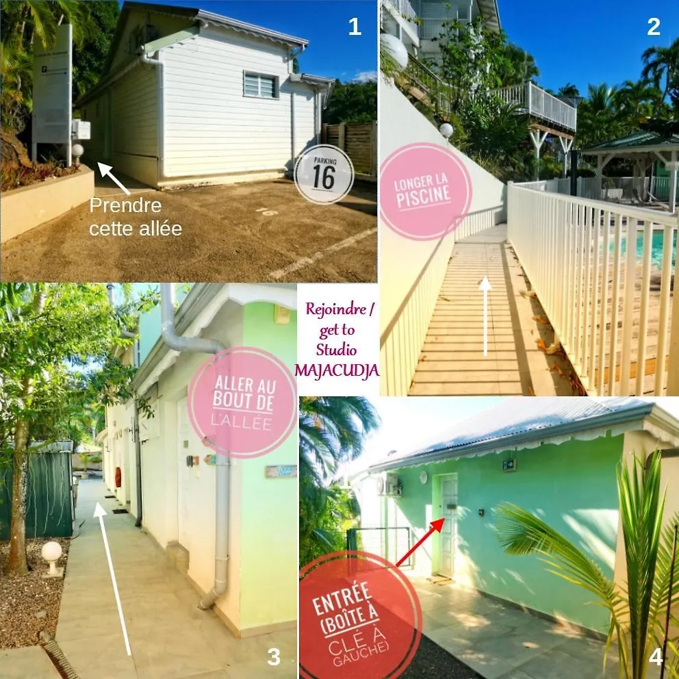 Appartement Studio Malacca et Malanga- Ô Cœur de Deshaies
