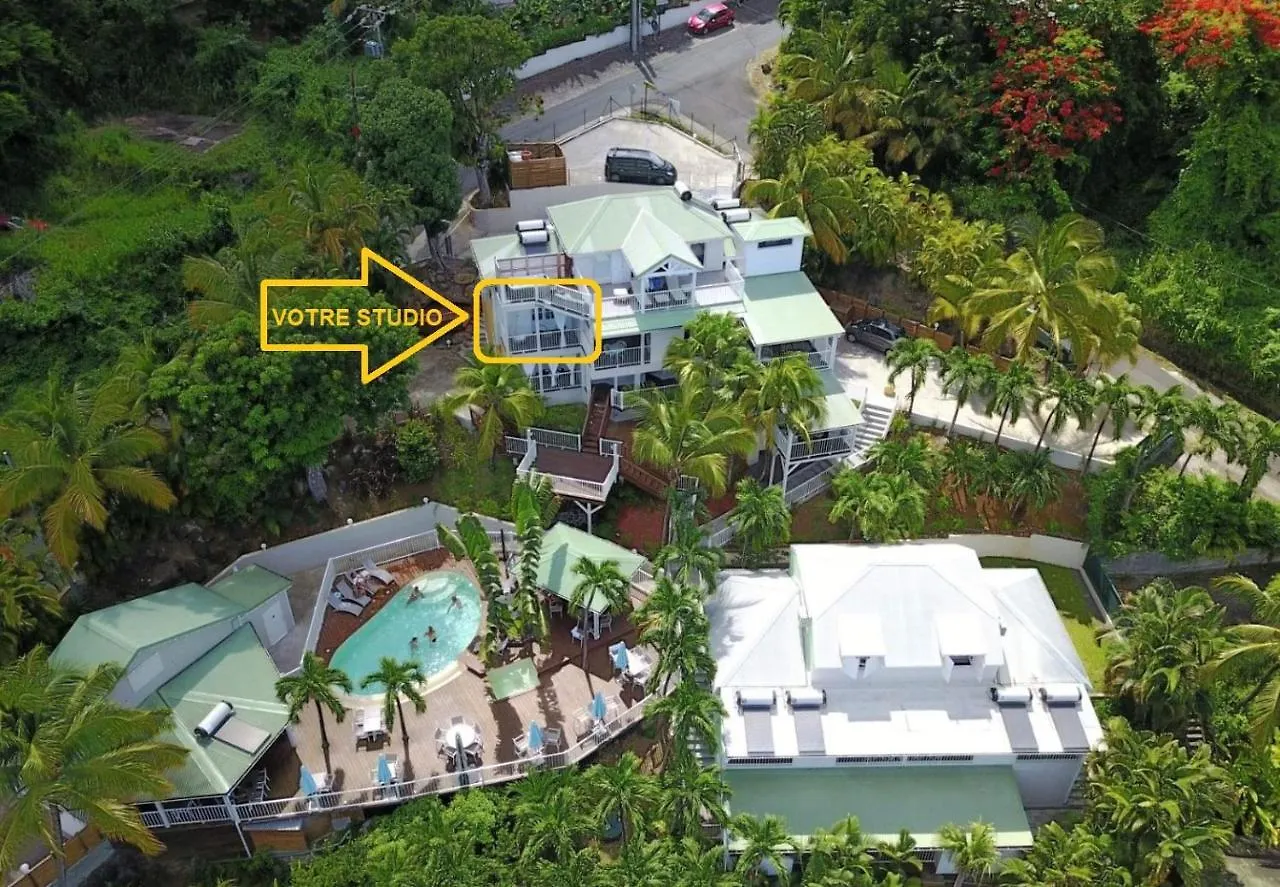 Apartment Studio Malacca, Malanga Et Majacudja - O Coeur De Deshaies Guadeloupe