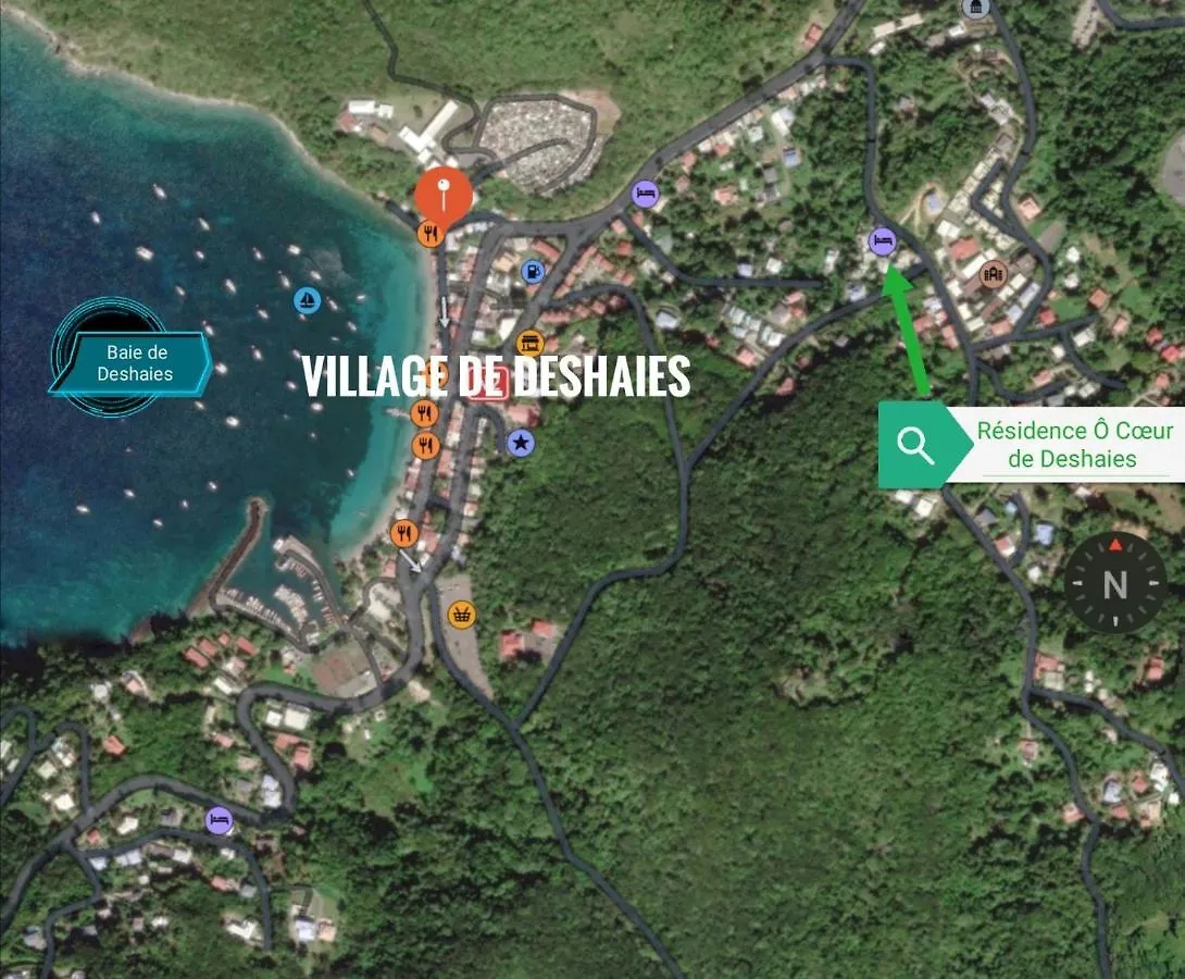 Studio Malacca, Malanga Et Majacudja - O Coeur De Deshaies 0*,  Guadeloupe
